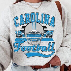 Vintage Carolina Football Crewneck Sweatshirt, Carolina Panthers Men Women Shirt